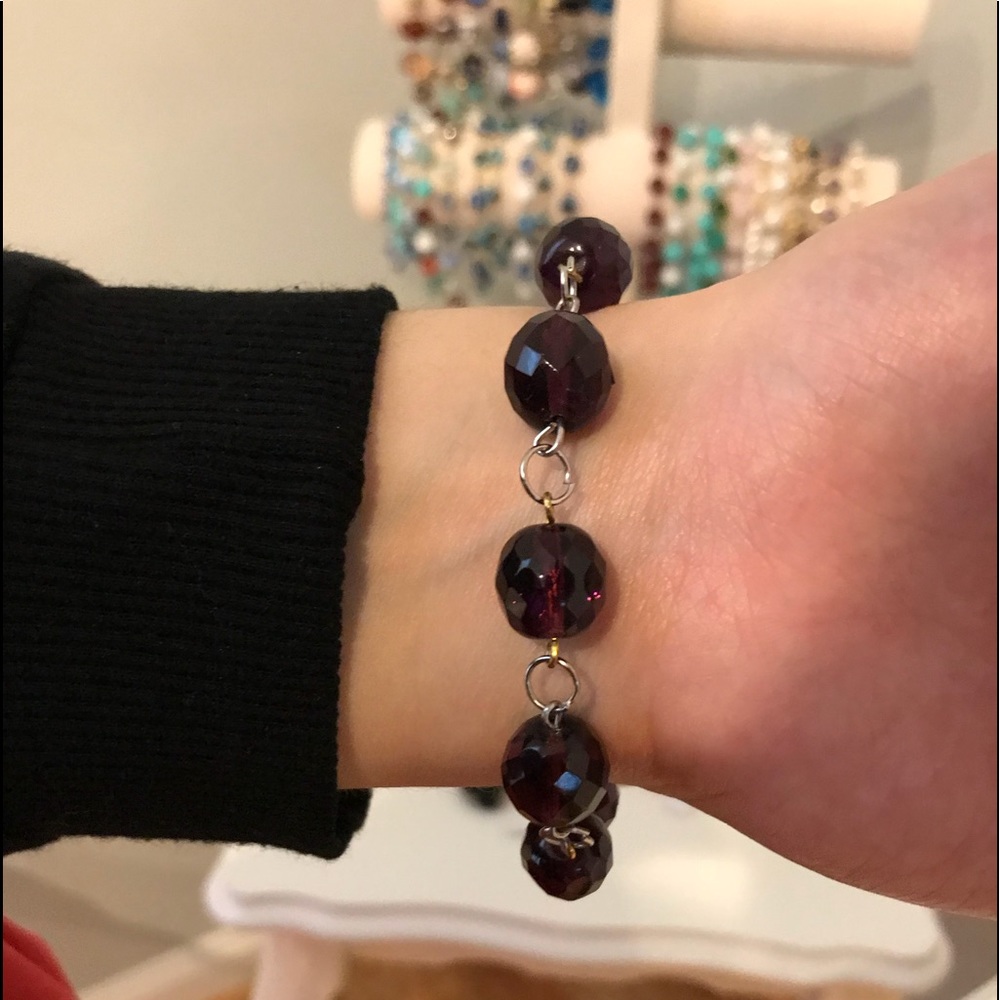 Purple Crystal Bracelet